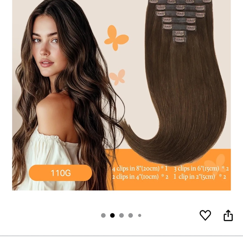 Brown Clip-In Hair Extensions